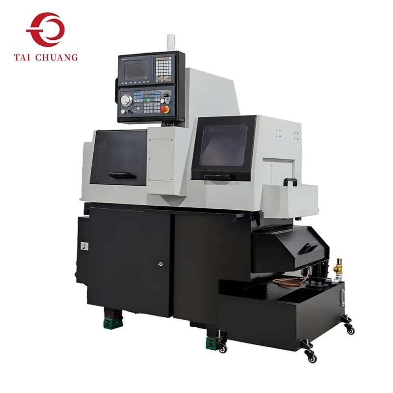 Torno tipo suíço de 3 eixos